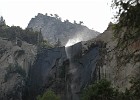 DSC 6745  Een klein beetje water aan "Bridalveil Fall" - Yosemite.