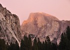 4:38pm; Nov 28, 2009.  We did however stay around for a while to capture some of the evening sunset hues on Half Dome.