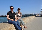 Leah and Ian  Leah and Caroline at Crissy Fields Pier.
