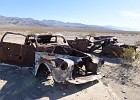 November 23, 2012  Abandoned bullit riddled cars on Lake Hill Road, Death Valley, CA.