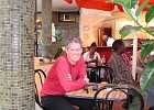 790  Enjoying coffee in our favourite coffee shop in East Africa.