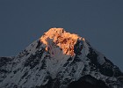 DSC 3119  Day 9: Annapurna South at sunset.