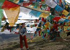DSC 1527  Prayer flags at the start of the Ganden Kora.