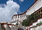 DSC 1609  Steps (400+) upto the Potala Palace. Quite an effort to climb them at an altitude of 3700m.
