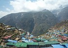 Day 2.  Namche Bazar. View from Moonlight Lodge.