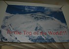 Welcome to our Everest photo album  Caroline made this banner with a photo of Mt Everest she took a few years earlier.