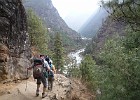 Day 9  Back on the Trail heading to Namche Bazar.