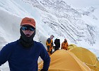 Day 37  Camp 3 located at 7,270 meters (or 23,800 feet) above sea level.  This was my new high point being 300 meters higher than Aconcagua in Argentina.  Tired but very happy to be at Camp 3.