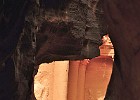 July 31st, 2010  At the end of the Siq... Absolute first glimpse of the famous 'Treasury'! Petra