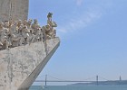 July 7th, 2010  Vasco da Gama Monument on the Tagus River. Lisbon, Portugal.