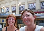July 15th, 2010  Waiting for our train in Gare St Jean. Bordeaux, France.