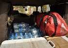 DSC 0025  At Dolphin Excursions loading up the car with water and food for 3 days.