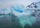 P1030615  The water was so clear that we could see the underwater part of the icebergs.