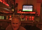Auckland.  Stephen happy in the pub with a Speights and rugby. : Photo Stream